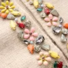 Embellished Knit Cardigan Chinchilla Melange Embellished Knit Cardigan Chinchilla Melange