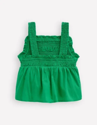 Embellished Strappy Top Sapling Green