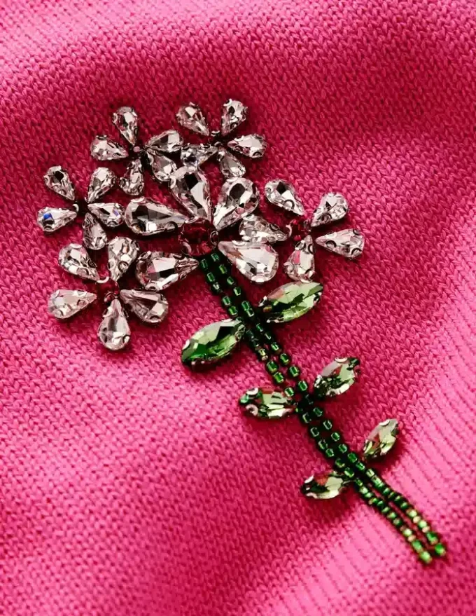 Embellished T-Shirt Pink Punch Embellished T-Shirt Pink Punch