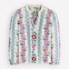 Embroidered Notch Neck Top Floral Embroidery Embroidered Notch Neck Top Floral Embroidery