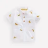 Embroidered Polo Ivory Bananas
