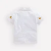 Embroidered Polo Ivory Bananas