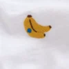 Embroidered Polo Ivory Bananas