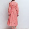 Embroidered Shirt Dress Pink Embroidery Embroidered Shirt Dress Pink Embroidery