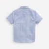 Embroidered Short Sleeve Shirt Sea Side Embroidery