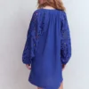 Embroidered Sleeve Kaftan Blue Embroidery Embroidered Sleeve Kaftan Blue Embroidery