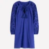 Embroidered Sleeve Kaftan Blue Embroidery Embroidered Sleeve Kaftan Blue Embroidery