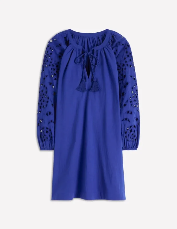 Embroidered Sleeve Kaftan Blue Embroidery Embroidered Sleeve Kaftan Blue Embroidery