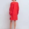 Embroidered Sleeve Kaftan Red Embroidery Embroidered Sleeve Kaftan Red Embroidery