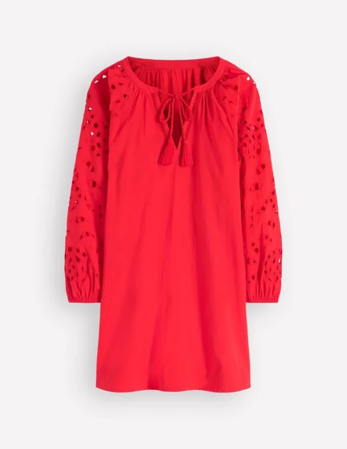 Embroidered Sleeve Kaftan Red Embroidery Embroidered Sleeve Kaftan Red Embroidery
