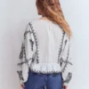 Embroidered Vacation Top Ivory Embroidered Vacation Top Ivory