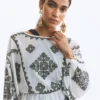 Embroidered Vacation Top Ivory Embroidered Vacation Top Ivory