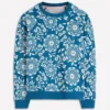 Emi Printed Sweatshirt Decorative Blossom Emi Printed Sweatshirt Decorative Blossom