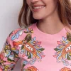 Emi Printed Sweatshirt Multi, Botanical Flourish Emi Printed Sweatshirt Multi, Botanical Flourish