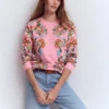 Emi Printed Sweatshirt Multi, Botanical Flourish Emi Printed Sweatshirt Multi, Botanical Flourish