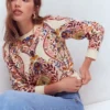 Emi Printed Sweatshirt Multi, Enchanted Gardenia Emi Printed Sweatshirt Multi, Enchanted Gardenia