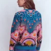 Emi Printed Sweatshirt Multi, Starburst Heart Emi Printed Sweatshirt Multi, Starburst Heart