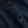Emilia Cotton Crew Cardigan Navy Emilia Cotton Crew Cardigan Navy