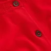Emilia Cotton Crew Cardigan Poppy Red Emilia Cotton Crew Cardigan Poppy Red