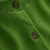 Emilia Cotton Crew Cardigan Promenade Green Emilia Cotton Crew Cardigan Promenade Green