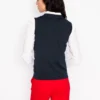 Emilia Cotton Crew Neck Vest Navy Emilia Cotton Crew Neck Vest Navy