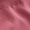 Emilia Cotton Crew Neck Vest Pink Heather Emilia Cotton Crew Neck Vest Pink Heather