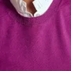 Emilia Cotton Crew Neck Vest Regal Purple Emilia Cotton Crew Neck Vest Regal Purple