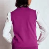 Emilia Cotton Crew Neck Vest Regal Purple Emilia Cotton Crew Neck Vest Regal Purple