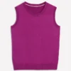 Emilia Cotton Crew Neck Vest Regal Purple Emilia Cotton Crew Neck Vest Regal Purple