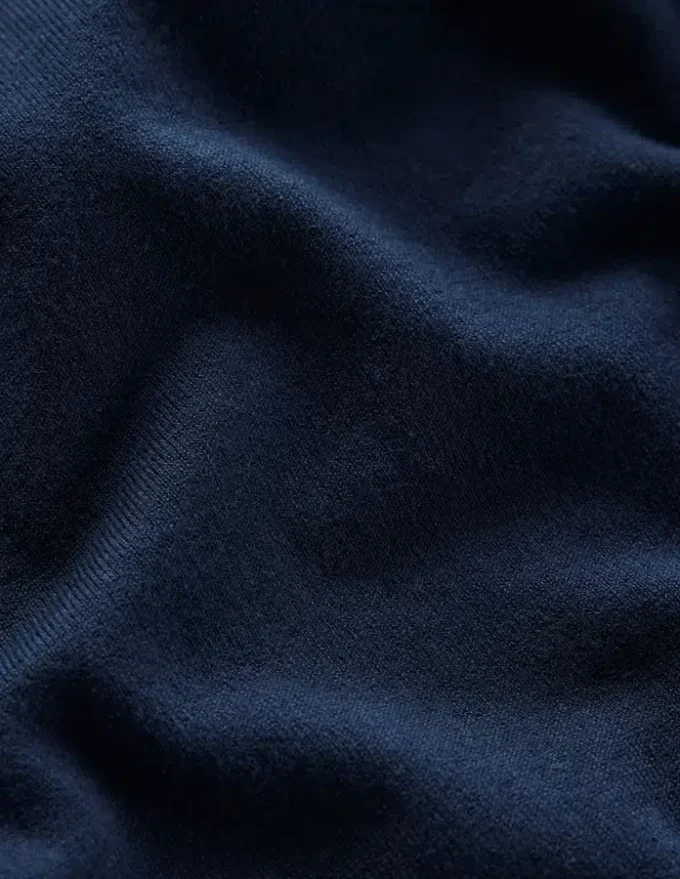 Emilia Cotton Crew Sweater Navy Emilia Cotton Crew Sweater Navy