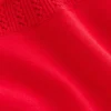 Emilia Cotton Crew Sweater Poppy Red Emilia Cotton Crew Sweater Poppy Red