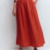 Emma Linen Maxi Skirt Burnt Orange Emma Linen Maxi Skirt Burnt Orange