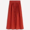 Emma Linen Maxi Skirt Burnt Orange Emma Linen Maxi Skirt Burnt Orange