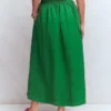 Emma Linen Maxi Skirt Highland Green Emma Linen Maxi Skirt Highland Green