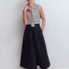 Emma Linen Maxi Skirt Navy Emma Linen Maxi Skirt Navy