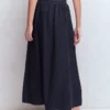 Emma Linen Maxi Skirt Navy Emma Linen Maxi Skirt Navy