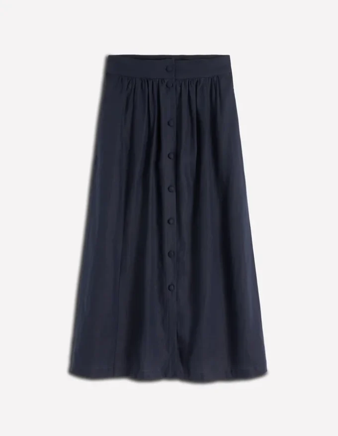 Emma Linen Maxi Skirt Navy Emma Linen Maxi Skirt Navy