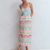 Empire Linen Broderie Dress Multi Broderie Empire Linen Broderie Dress Multi Broderie