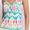 Empire Linen Broderie Dress Multi Broderie Empire Linen Broderie Dress Multi Broderie