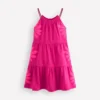 Enola Appliqué Jersey Dress Raspberry Pink Giant Daisy Enola Appliqué Jersey Dress Raspberry Pink Giant Daisy