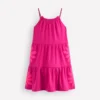 Enola Appliqué Jersey Dress Raspberry Pink Giant Daisy Enola Appliqué Jersey Dress Raspberry Pink Giant Daisy