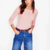 Essential Boat-Neck Jersey Top Milkshake Essential Boat-Neck Jersey Top Milkshake