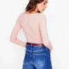 Essential Boat-Neck Jersey Top Milkshake Essential Boat-Neck Jersey Top Milkshake