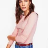 Essential Boat-Neck Jersey Top Milkshake Essential Boat-Neck Jersey Top Milkshake