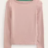 Essential Boat-Neck Jersey Top Milkshake Essential Boat-Neck Jersey Top Milkshake