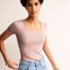 Essential Jersey T-Shirt Milkshake