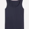 Essential Scoop-Neck Tank Navy Essential Scoop-Neck Tank Navy