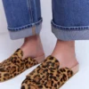 Etta Ghillie Mule Clogs Classic Leopard Etta Ghillie Mule Clogs Classic Leopard