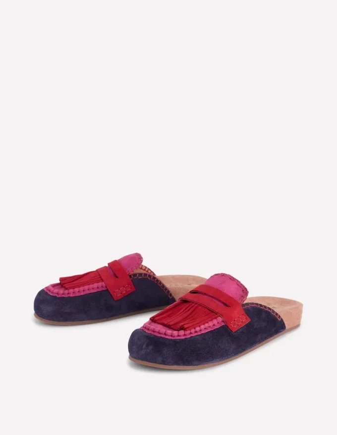 Etta Ghillie Mule Clogs Colourblock Etta Ghillie Mule Clogs Colourblock