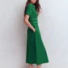 Etta Piping Trim Ponte Dress Fresh Green Etta Piping Trim Ponte Dress Fresh Green